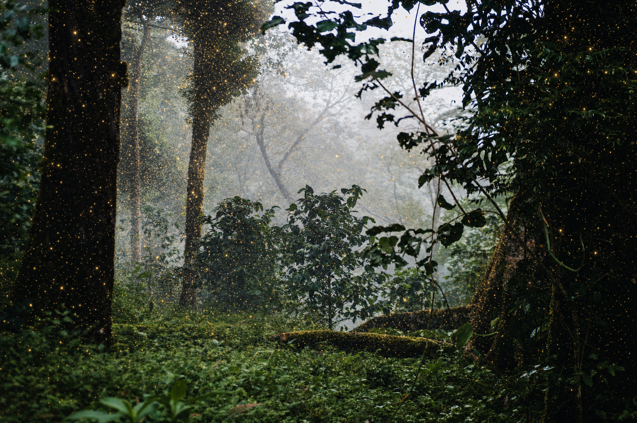 Misty Mountain forest at Longboard Coffee estate